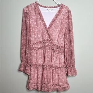 Loveriche Floral Mini Dress Large